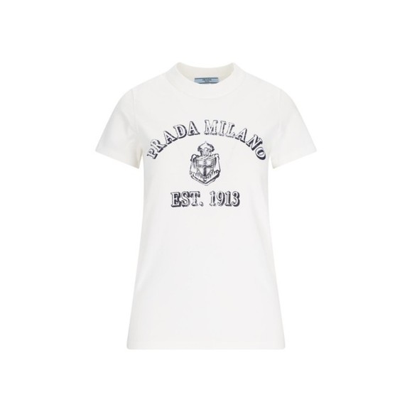 Prada Logo T-Shirt – White - NWT - Picture 1 of 5